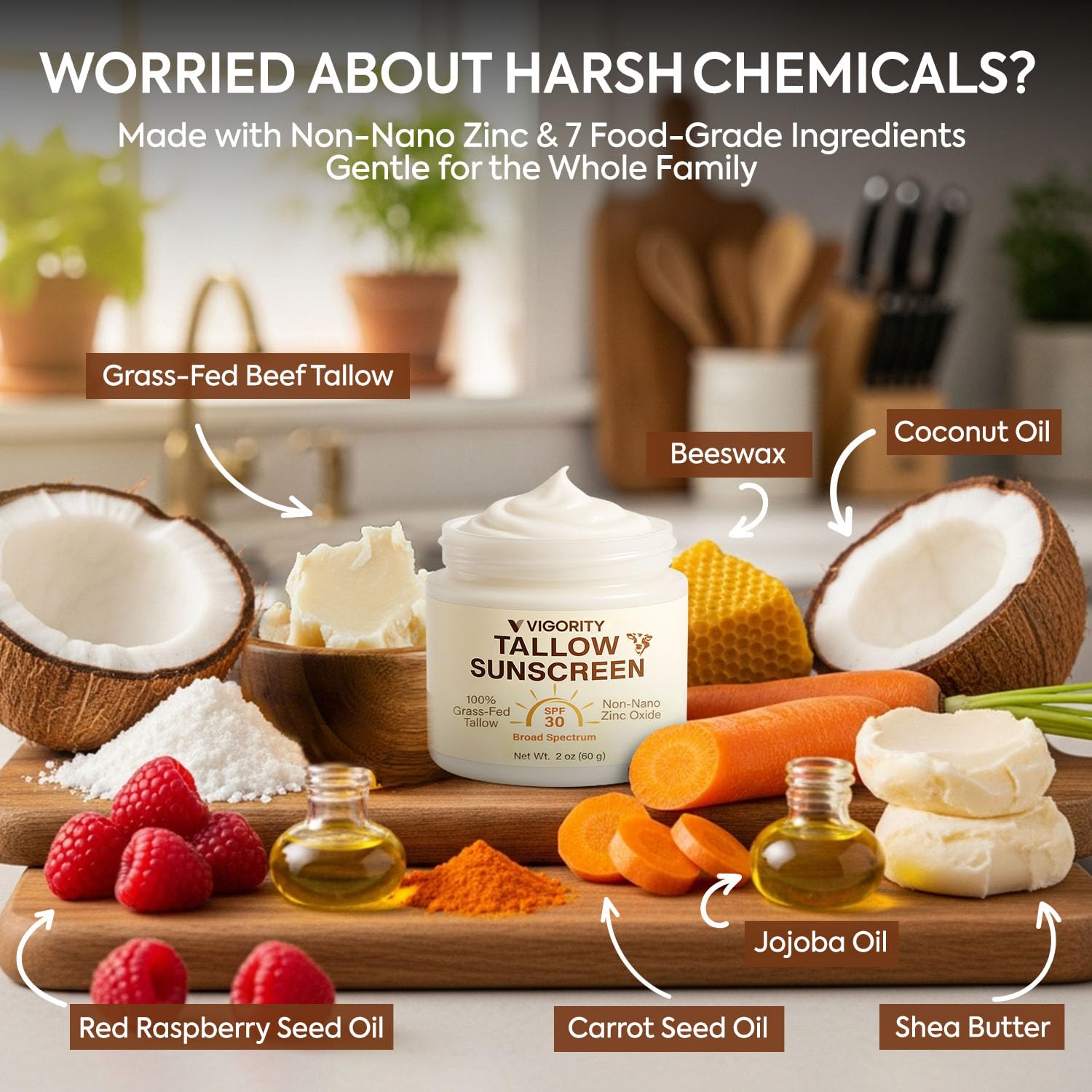 Beef Tallow Sunscreen SPF 30