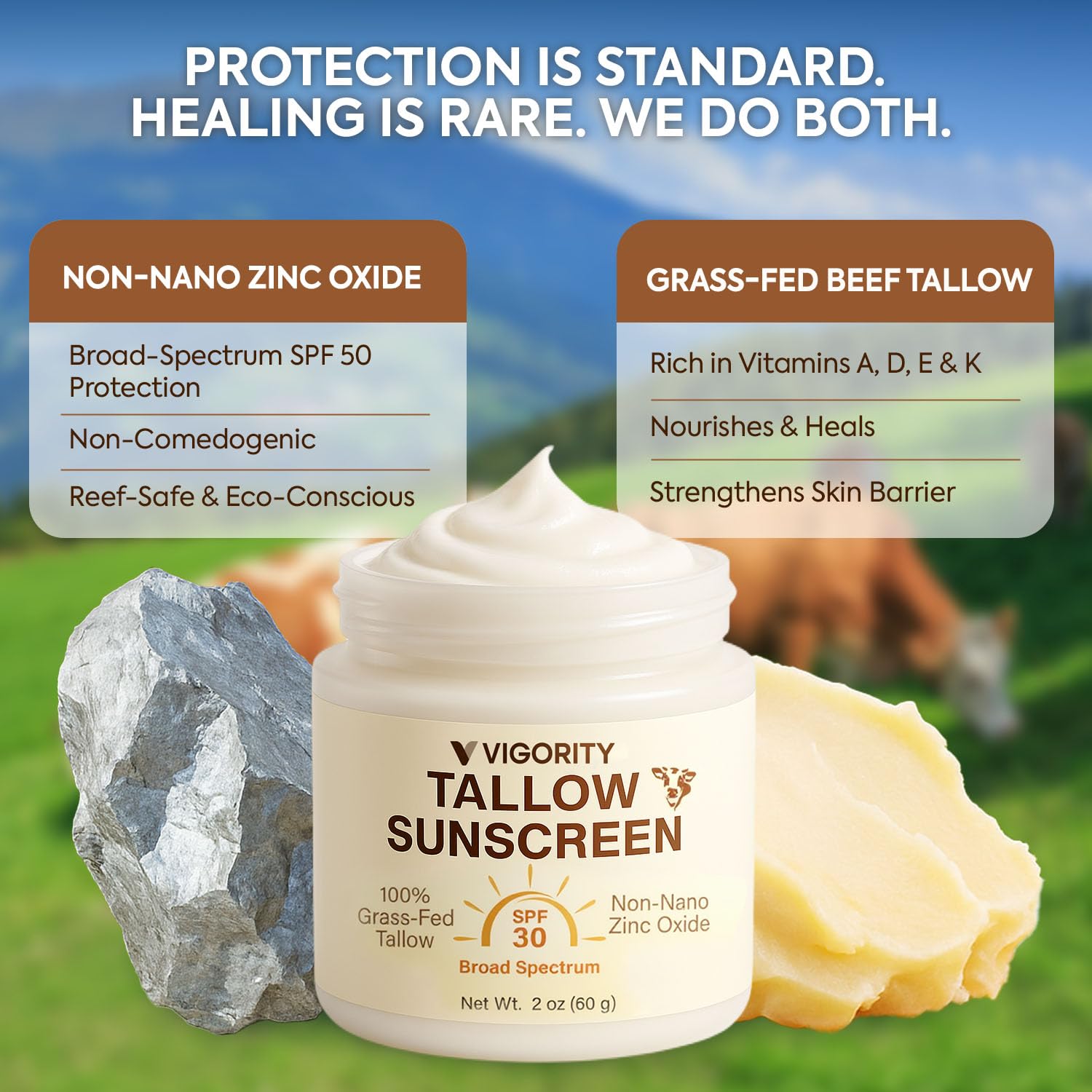 Beef Tallow Sunscreen SPF 30