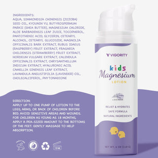 Magnesium Lotion for Kids & Babies
