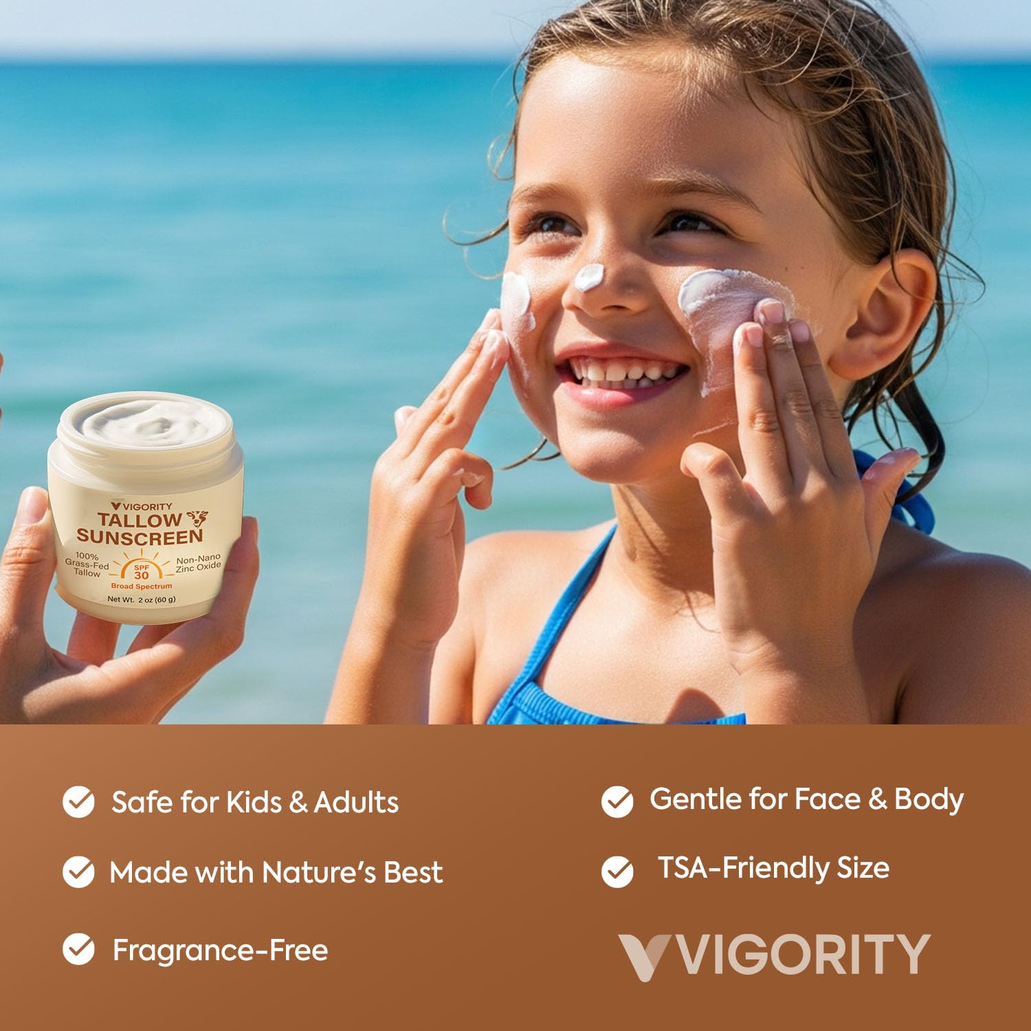 Beef Tallow Sunscreen SPF 30