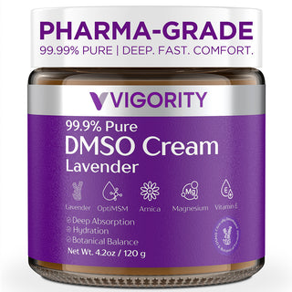 Vigority 99.9% Pure DMSO Cream with Lavender 4.2 oz / 120g