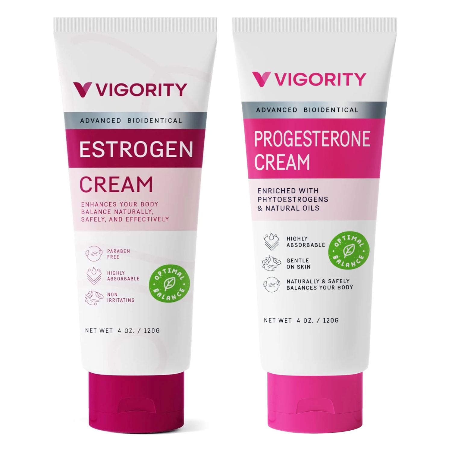 Estrogen Cream & Progesterone Cream Duo