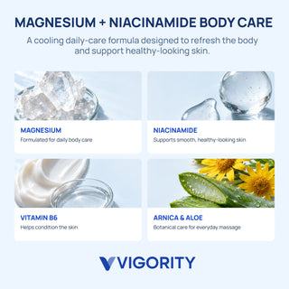 VIGORITY Magnesium Niacinamide Cooling Body Cream