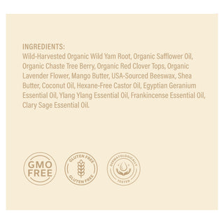 Vigority Organic Wild Yam Cream - Natural Hormone Balance Support & Menopause Relief Moisturizer – Organic Plant-Based Formula, Made in the USA